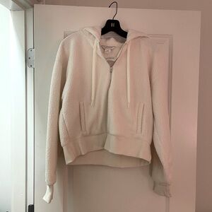Club Monaco Cropped Fleece Hoodie